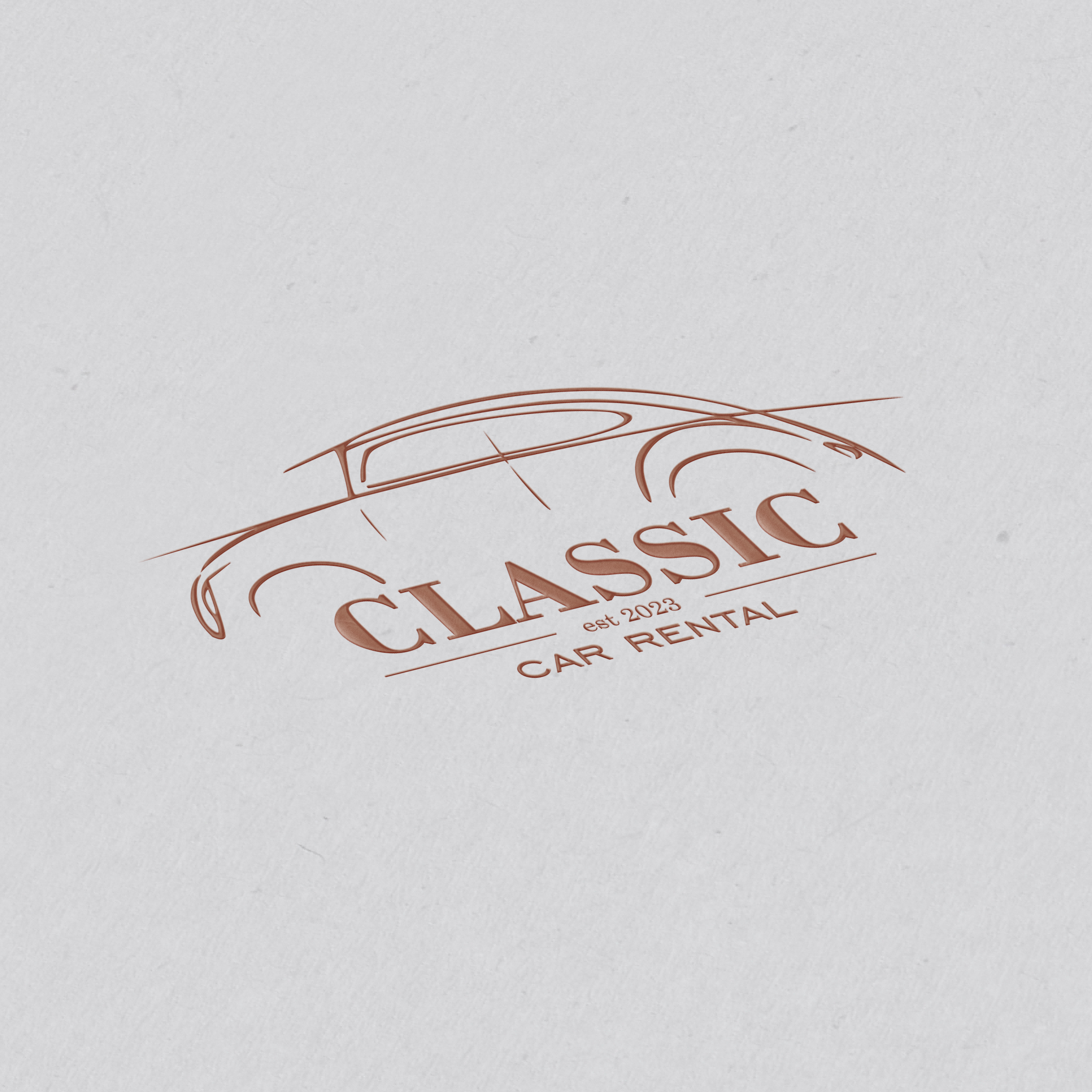 Logotip za Classic car rental