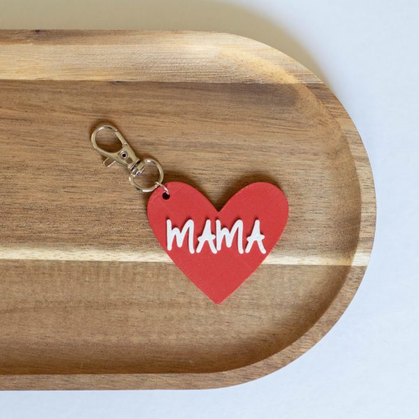 Obesek za ključe mama srček