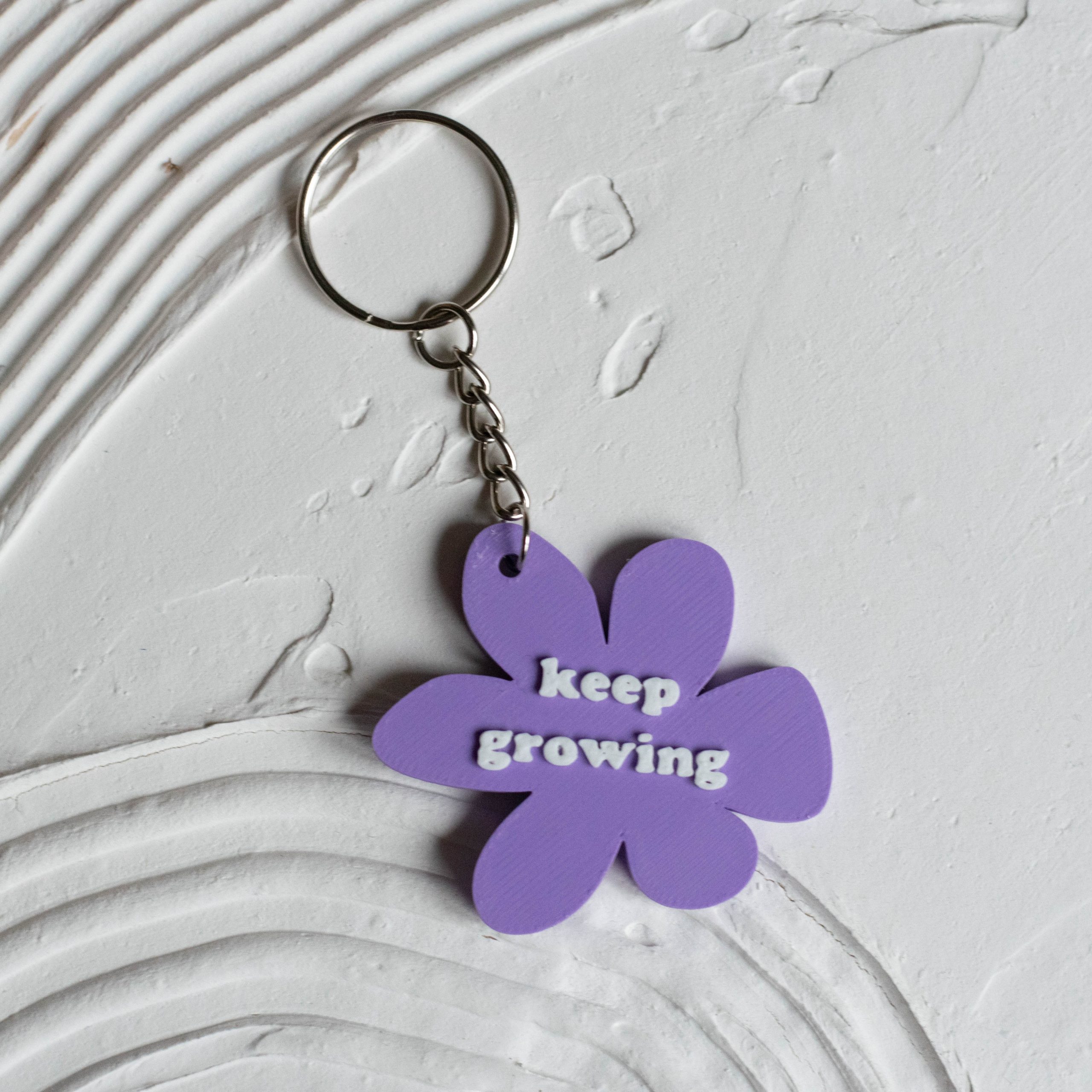 Obesek za ključe "Keep growing"