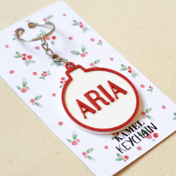 Personaliziran obesek za ključe z imenom